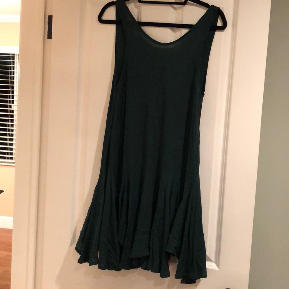 Cleobella Dark Teal Sleeveless Mini Dress